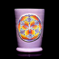 Surya Art Studio - Vaso de cerámica Eusheen Filla de lavanda/salvia