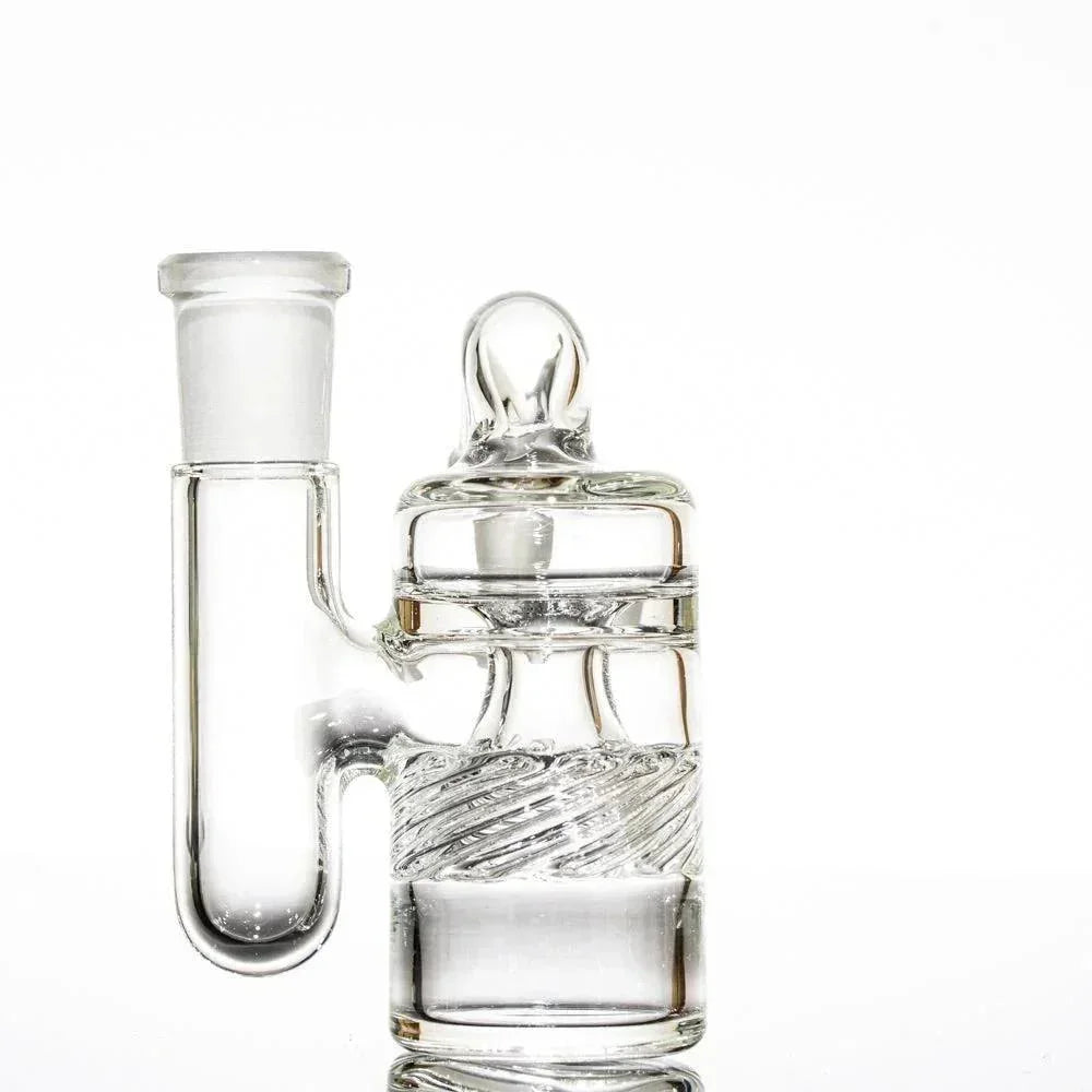 Hand-blown glass 14mm 45* Splash Catcher by Terroir Glass