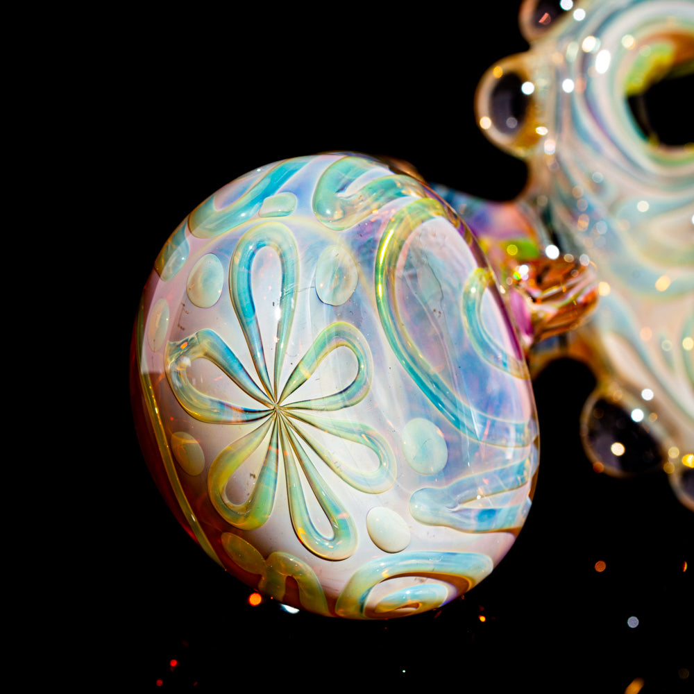 Torcher Glass - Trident Push Bubbler