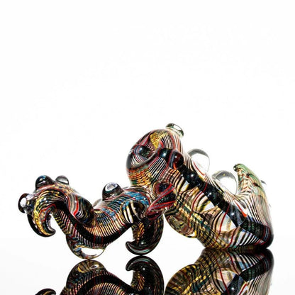 Torcher Glass - Dichro Dragon Push Bubbler