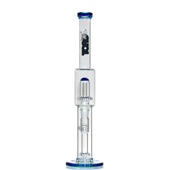 Toro Glass - Blue Dream & Raindrop Circ To Circ Full Size Flower Tube