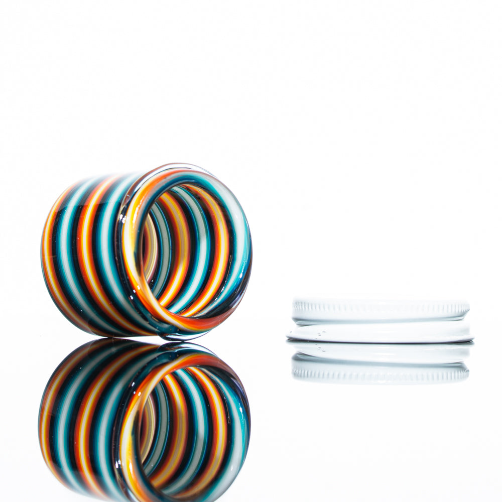 Zek Glass - Fire & Ice Linework Baller Jar