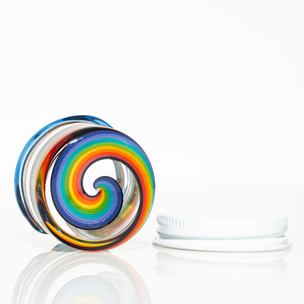 Zek Glass - Tarro Baller con líneas arcoíris n.º 1