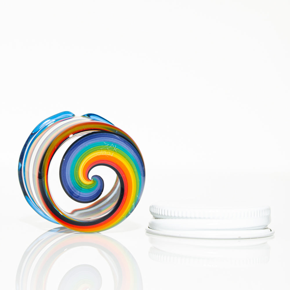 Zek Glass - Rainbow Linework Baller Jar #3