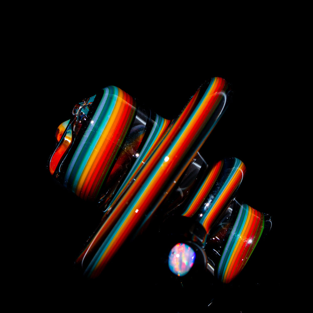 Zombie Hands - Rainbow Linework w/ Opal Flat Spinner Cap