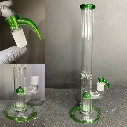OJ Flame - Green Stardust 16" 4 Arm Straight Tube
