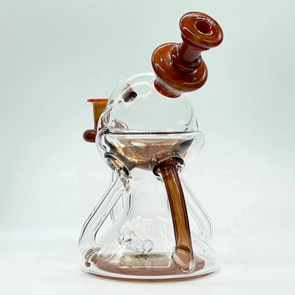 Lid Glass - Persimmon Strike & Sienna Brown Lidcycler