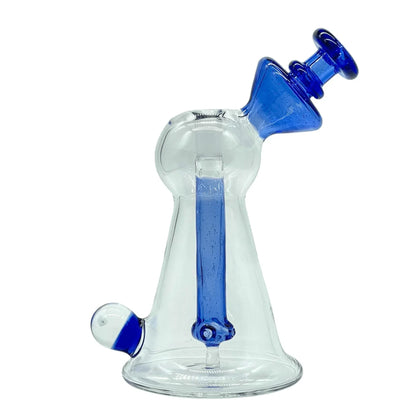Lid Glass - Light Colbalt Recessed Lighthouse