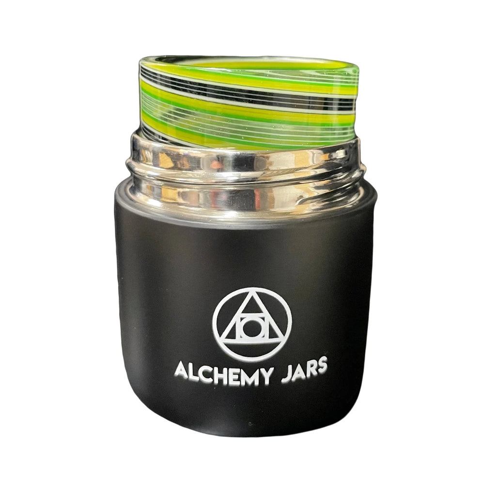 Obiwook - Green Linework Alchemy Jar Insert