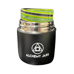 Obiwook - Green Linework Alchemy Jar Insert