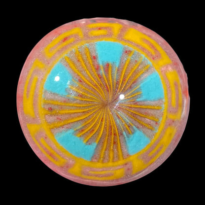 Hoffman Glass - Red Aztek Spoon