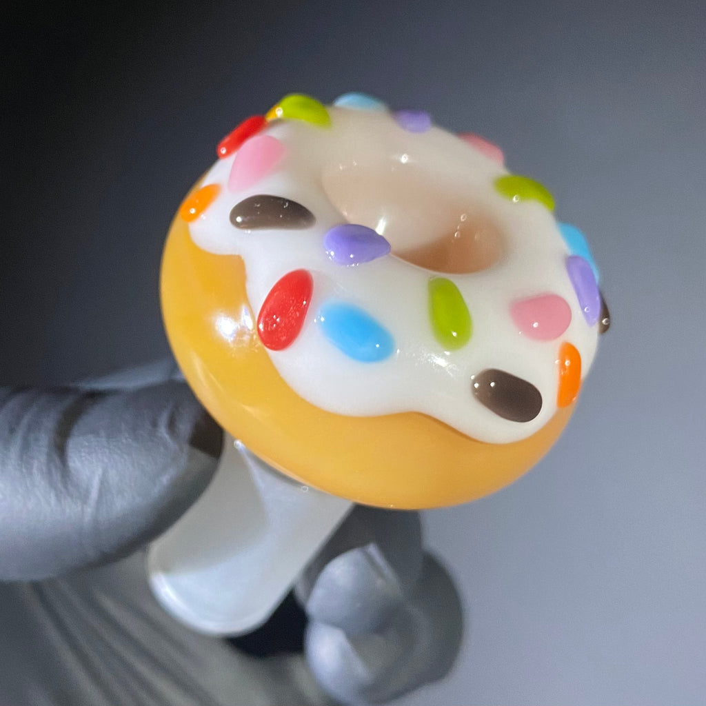 KGB "Glazed" - Diapositiva para donuts con vainilla y espolvoreados de 18 mm