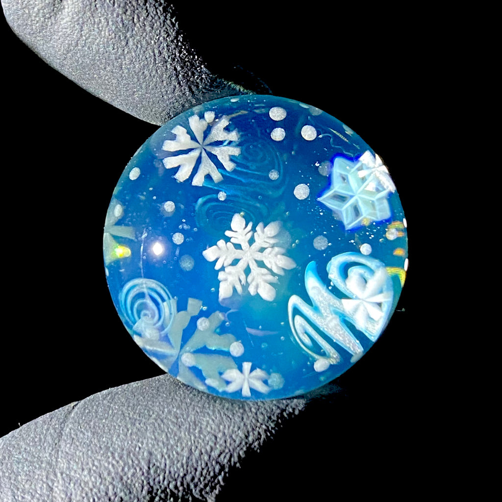 Chaka - Mármol superior de polvo de estrellas azul y ventisca fantasma
