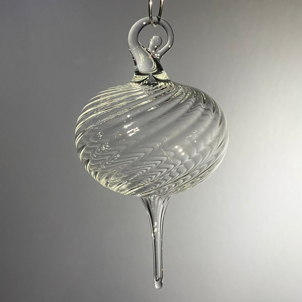 2022 Ornament Drop: Jason Howard - Clear Scalloped Ornament