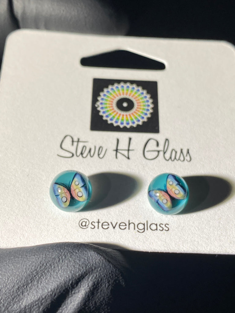 Steve H - Butterfly Milli Stud Earrings
