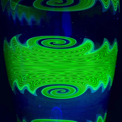 Erik Anders - Fully Worked Purple And Green Wig Wag Cup