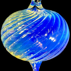 2022 Ornament Drop: Jason Howard - Silver Fume Scalloped Ornament