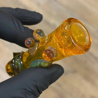 Mr. Gray - Green Dichro Leaf Chillum