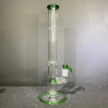 OJ Flame - Green Stardust 16" 4 Arm Straight Tube