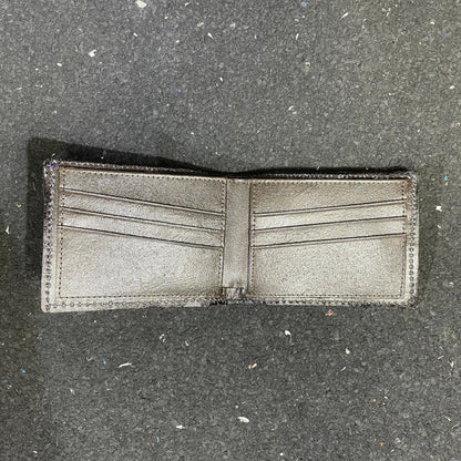 Lost Sailor Leather - Green Leaf Sacred Geometry Wallet