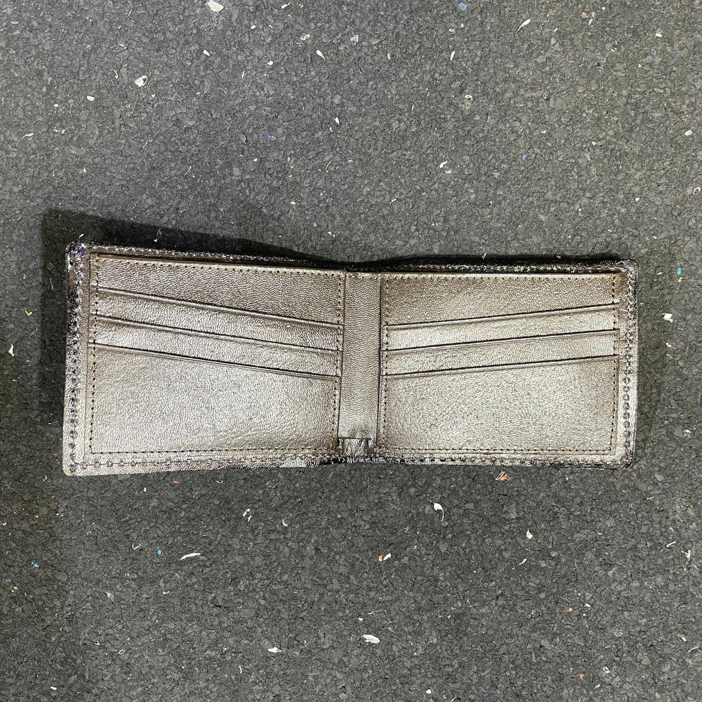 Lost Sailor Leather - Green Leaf Sacred Geometry Wallet