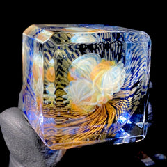 Hefe Glass - Faceted Fume Cube 1