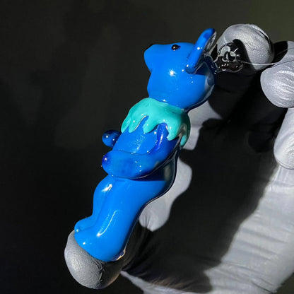 Stevie P - Blue Spruce Dancing Dead Bear Ornament