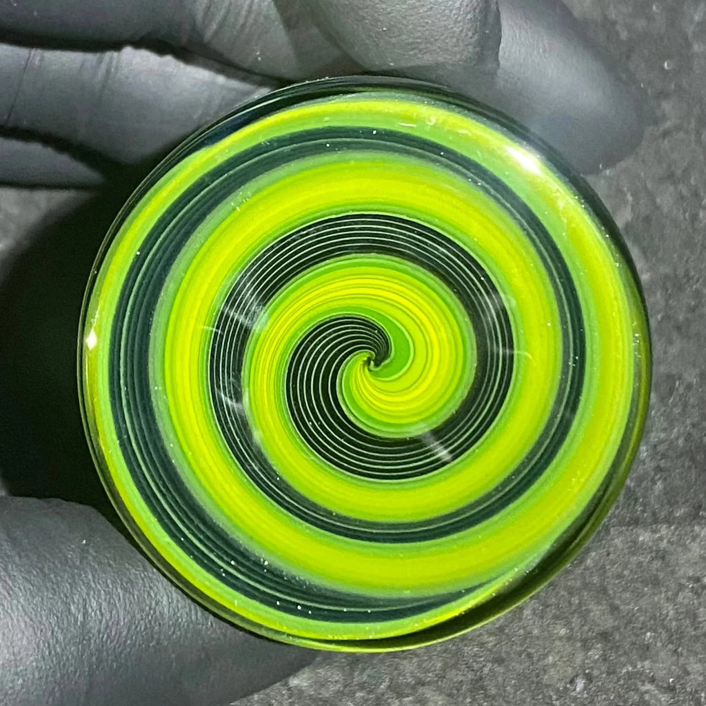 Obiwook - Green Spiral Alchemy Jar Insert