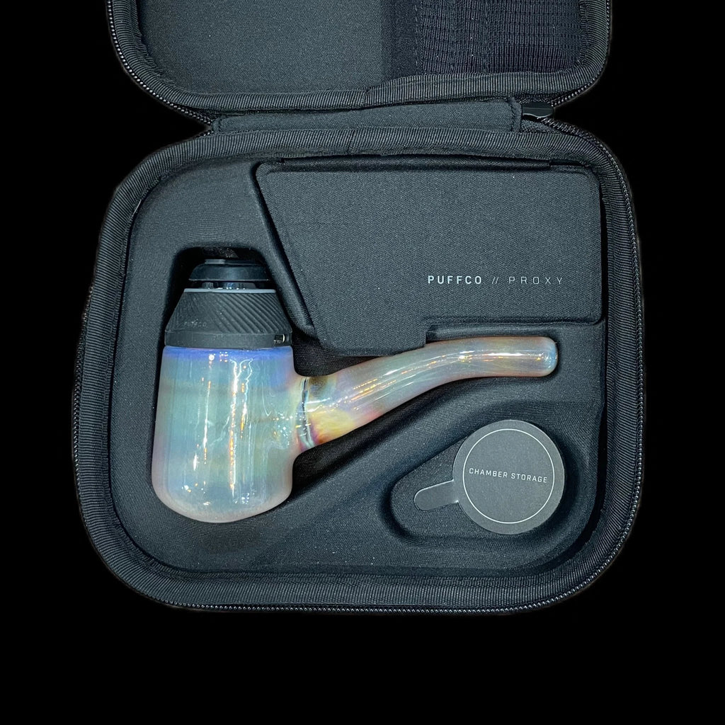 The Puffco Peak Glass Attachment - Amber -SmokeDay