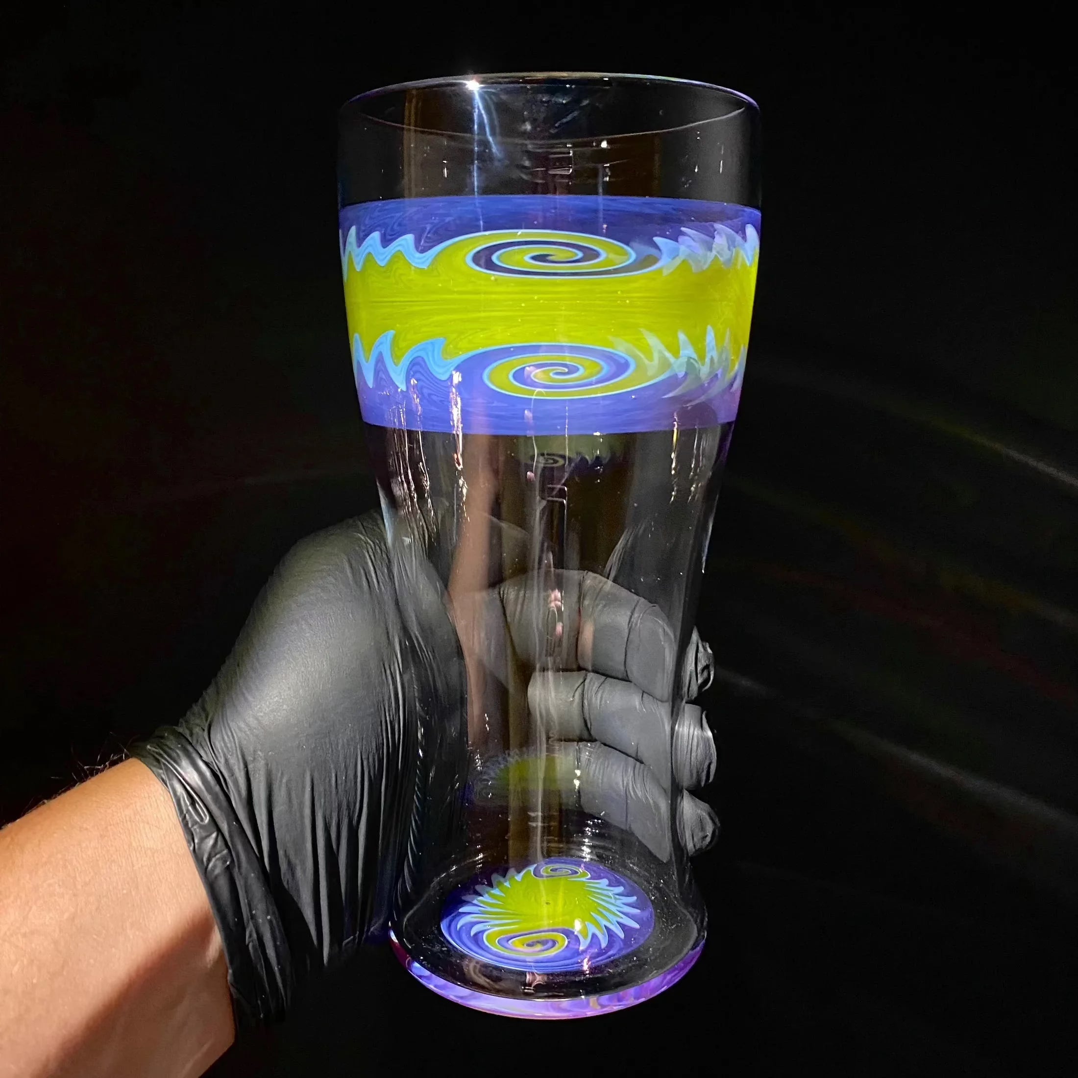 Erik Anders - Purple And Green Wig Wag Cup