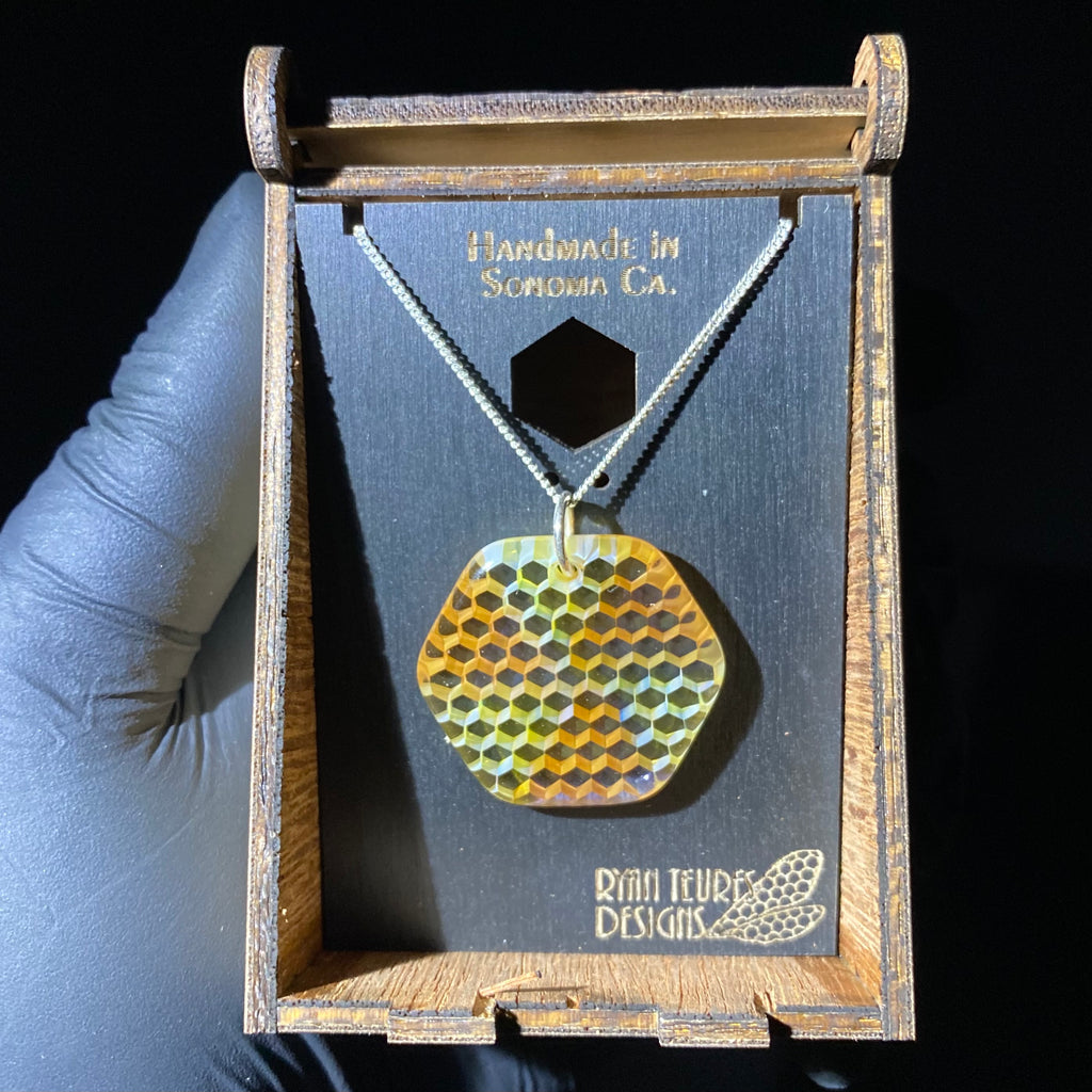 Ryan Teurfs - Pinwheel Hexagon Pendant
