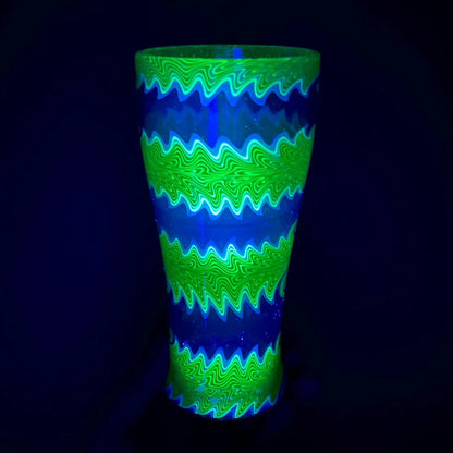 Erik Anders - Fully Worked Purple And Green Wig Wag Cup