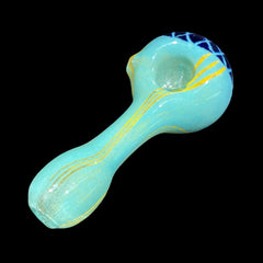 Hoffman Glass - Teal, Blue, & Yellow Mini Retticello Spoon