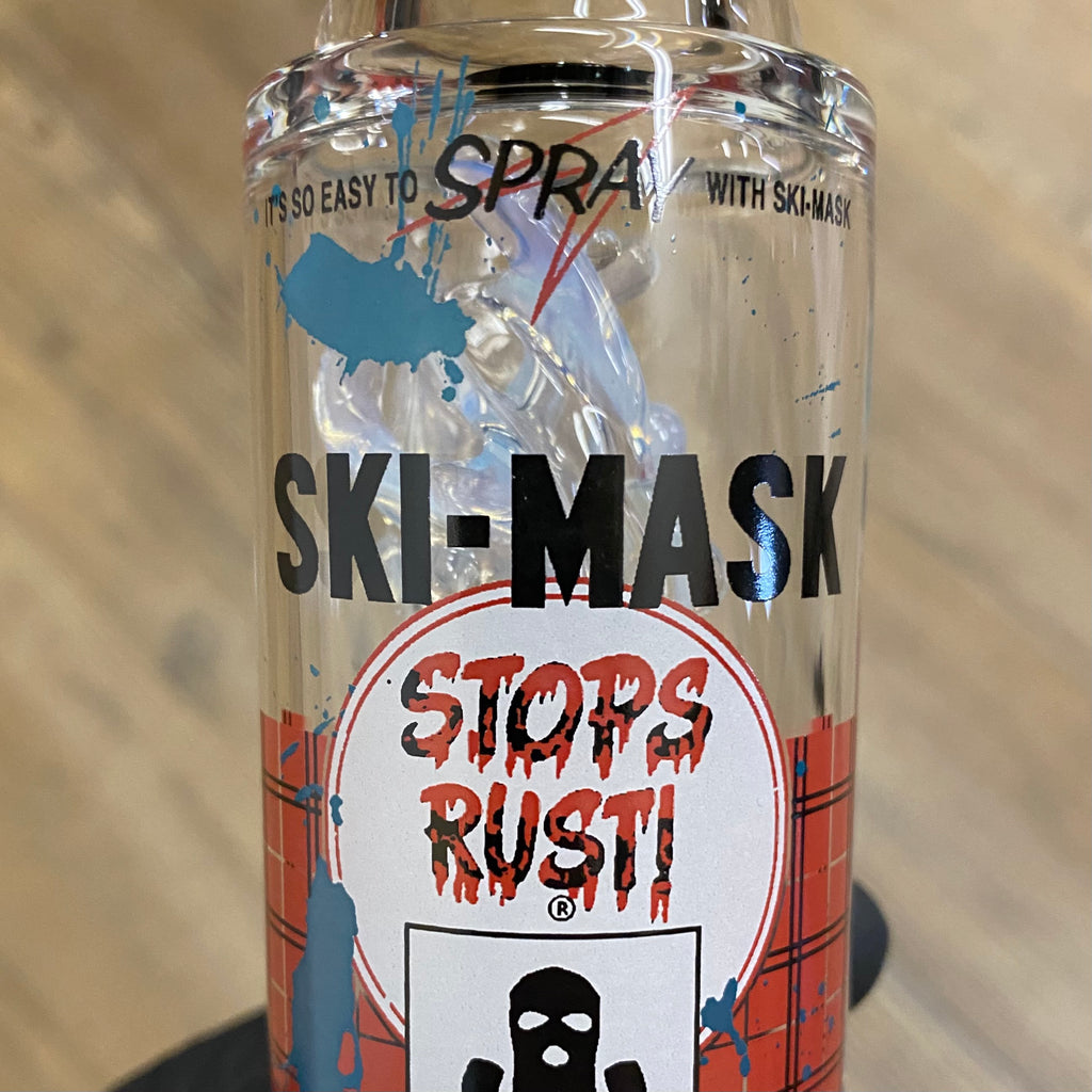 Vidrio para máscara de esquí - Accesorio para pico de lata de aerosol con etiqueta Ghost 666