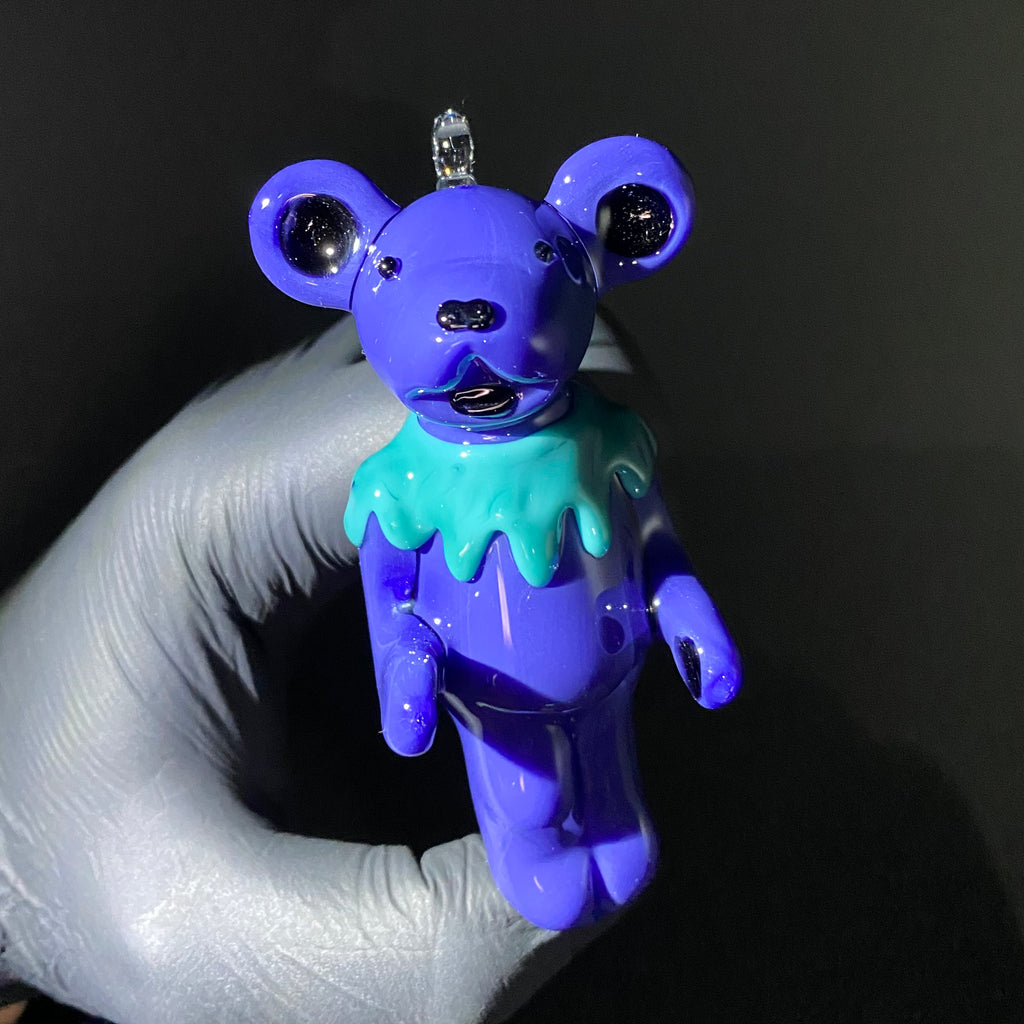 Holiday Ornament Collection: Stevie P - Lapis Dancing Dead Bear