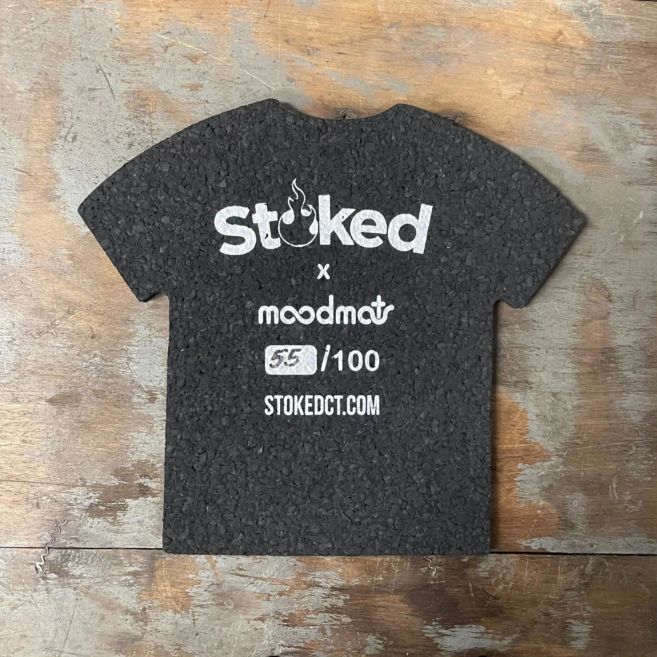 Stoked Provisions - Limited Edition T-Shirt Moodmat Gray