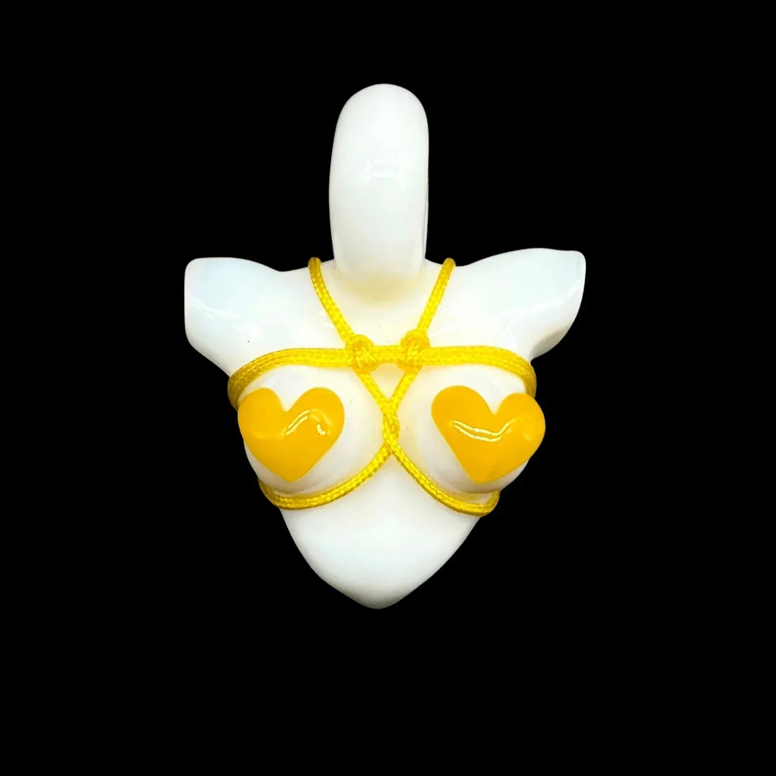 Glass By Ariel - Double Yolker Bust Pendant