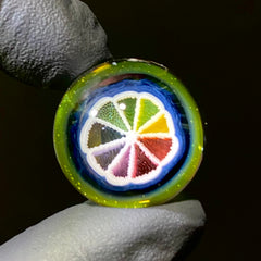 Lyons Glass - Mármol superior flotante arcoíris