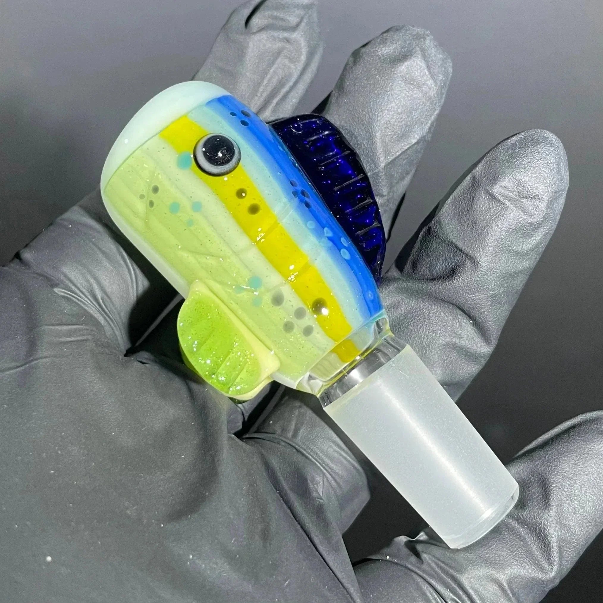 603 Glass - Mahi Mahi 14mm Slide