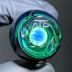 One Trick Pony - Green Stardust & Blu-V Marble Spinner Cap (UV)