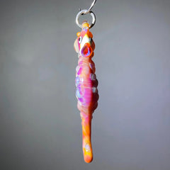 2022 Ornament Drop: Florin Glass - Amber Purple Seahorse