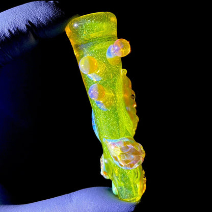 Mr. Gray - Green Dichro Leaf Chillum