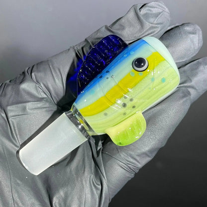 603 Glass - Mahi Mahi 14mm Slide