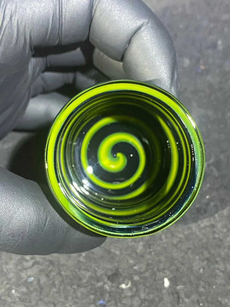 Obiwook - Green Spiral Alchemy Jar Insert