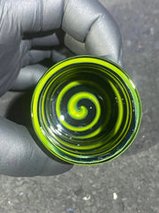 Obiwook - Green Spiral Alchemy Jar Insert