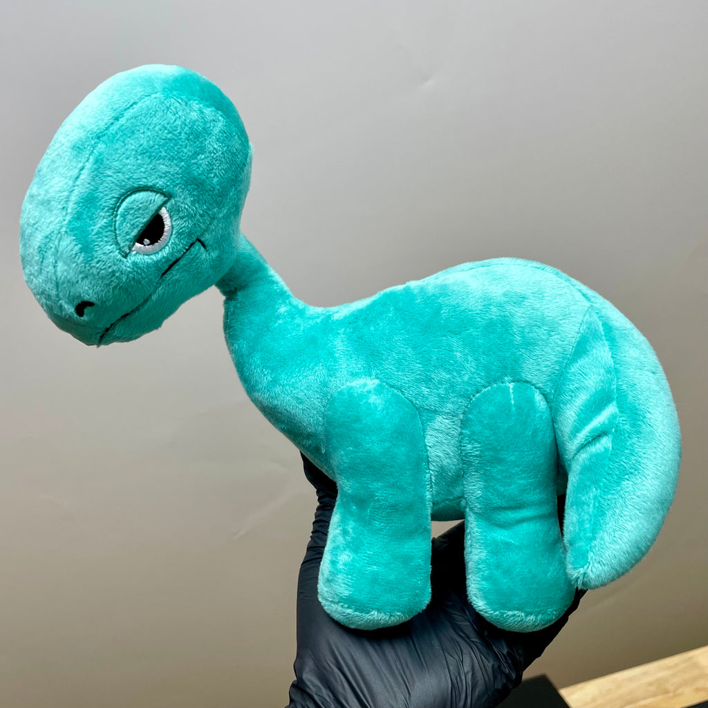 Elbo - Mini peluche Brontosaurio verde