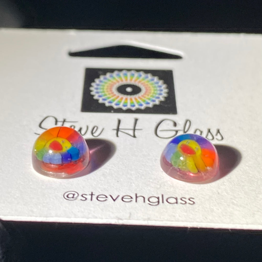 Steve H - Pink Murakami Milli Stud Earrings