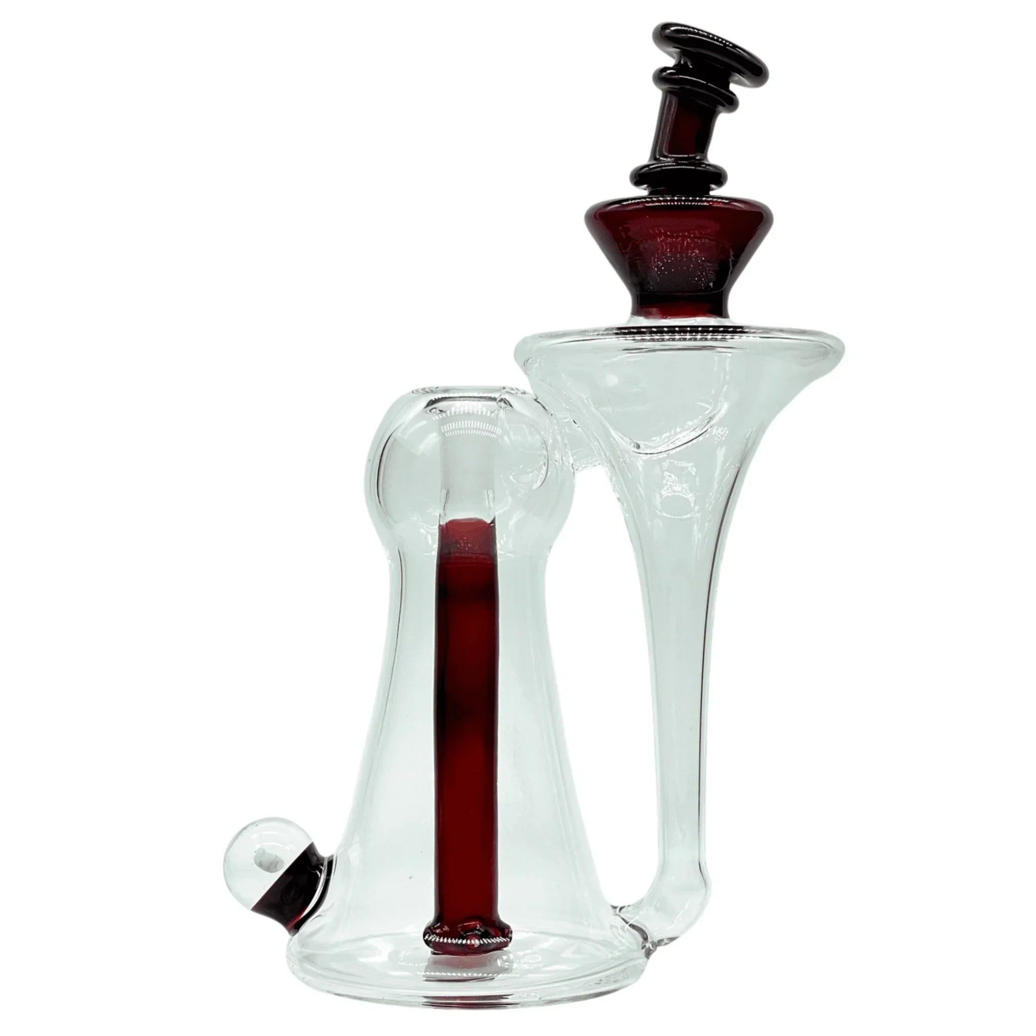 Lid Glass - Garnet Recessed Recycler