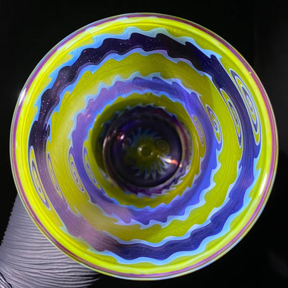 Erik Anders - Fully Worked Purple And Green Wig Wag Cup