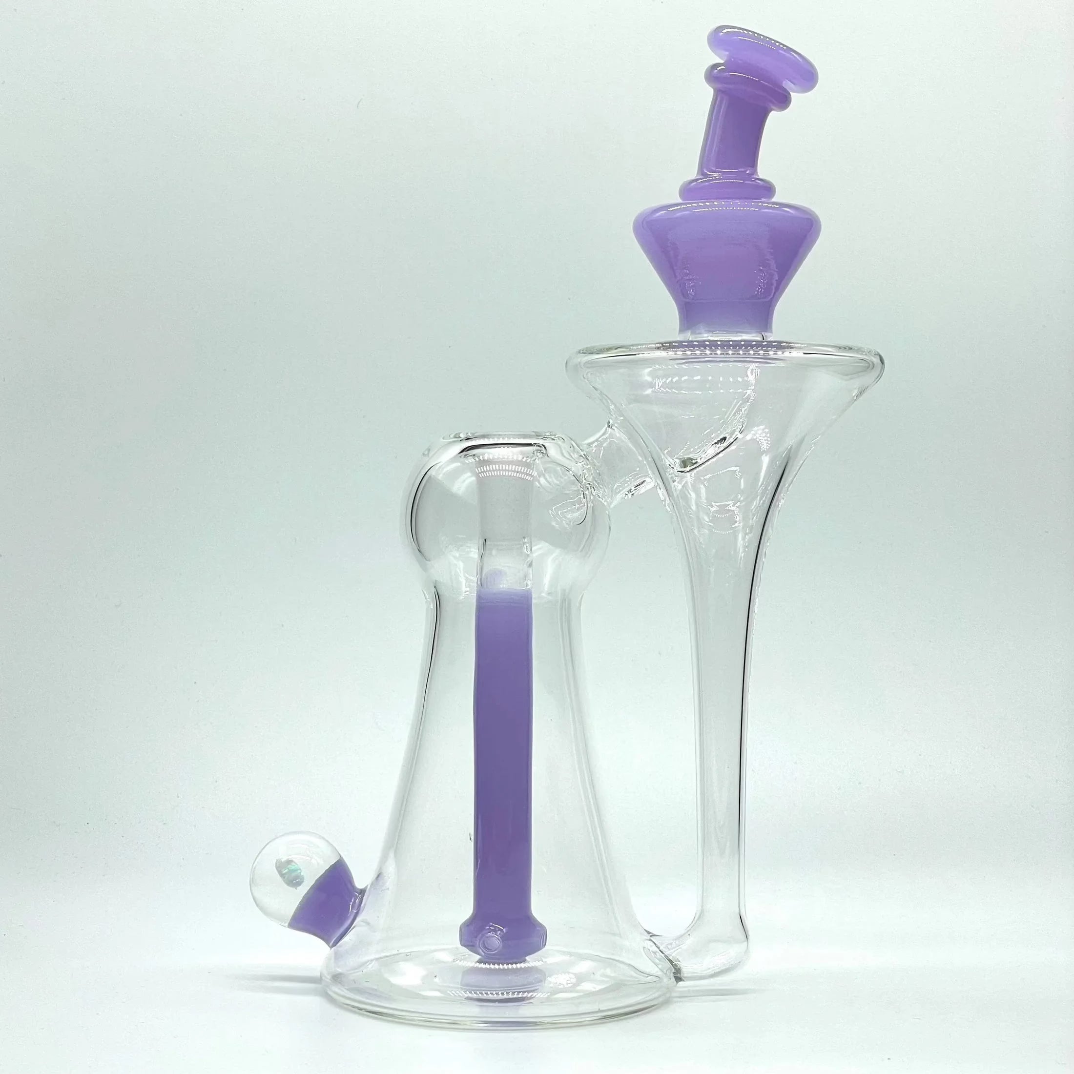 Lid Glass - Cotton Candy Recessed Recycler